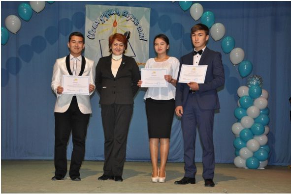 On October 20, 2016 in KGKP "Medical College of the City of Zhezkazgan" the festive action for students of the new set "Dedication in Students — 2016" has taken place.